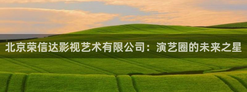 日本午夜免费影院：北京荣信达影视艺术有限公司：演艺圈的未来之星